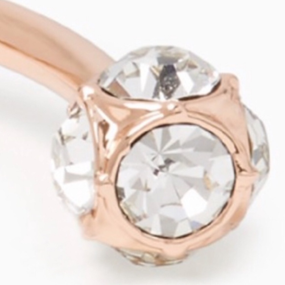 KATE SPADE ♠️ Lady Marmalade Rose Gold Open Cuff - Picture 3 of 5